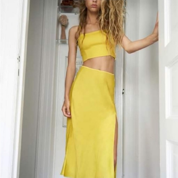 Zara Satin effect cropped top XXL - Picture 3 of 14